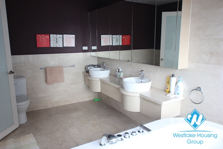 High quality, lake view 03 bedroom apartment for rent in Golden Westlake, Tay Ho, Hanoi