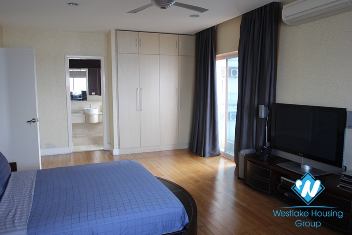High quality, lake view 03 bedroom apartment for rent in Golden Westlake, Tay Ho, Hanoi