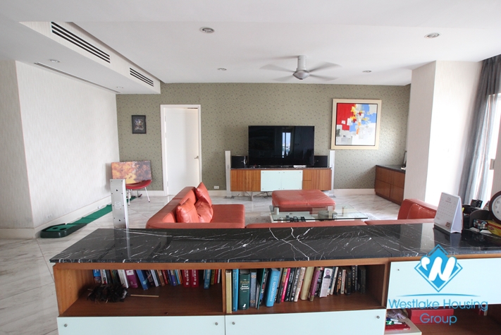 High quality, lake view 03 bedroom apartment for rent in Golden Westlake, Tay Ho, Hanoi
