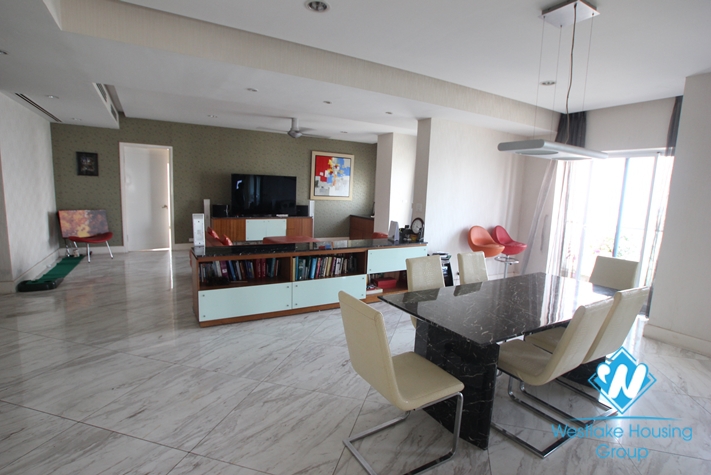 High quality, lake view 03 bedroom apartment for rent in Golden Westlake, Tay Ho, Hanoi