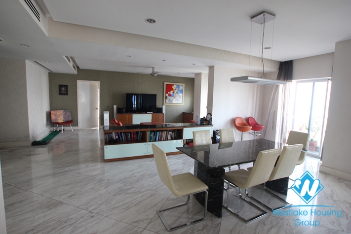 High quality, lake view 03 bedroom apartment for rent in Golden Westlake, Tay Ho, Hanoi