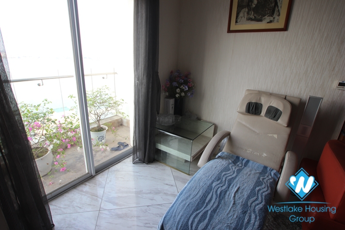 High quality, lake view 03 bedroom apartment for rent in Golden Westlake, Tay Ho, Hanoi