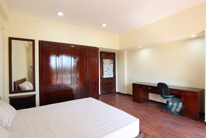 Lake view 02 bedrooms apartment for rent in Tay Ho, Hanoi.