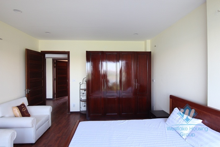 Lake view 02 bedrooms apartment for rent in Tay Ho, Hanoi.