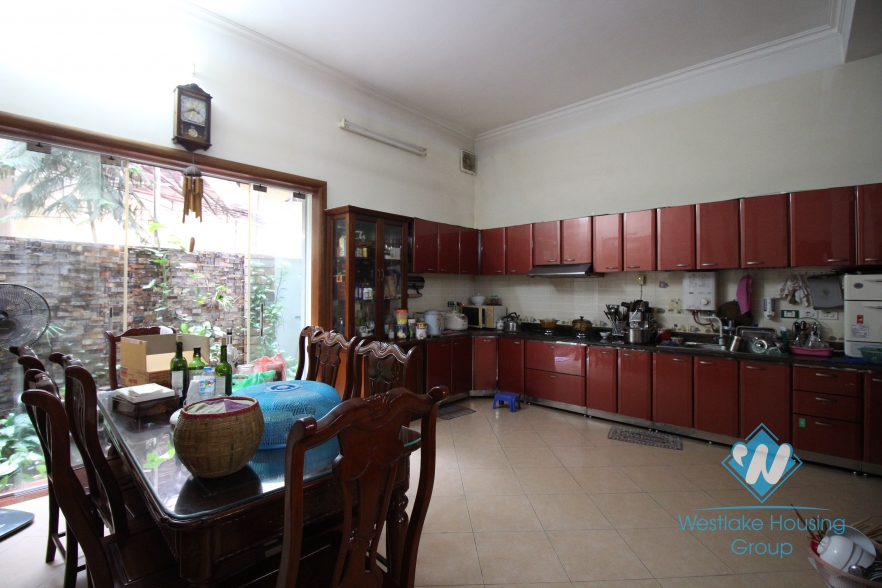 A beautiful villa house for rent near Ngoc Khanh, Kim Ma, Ba Dinh