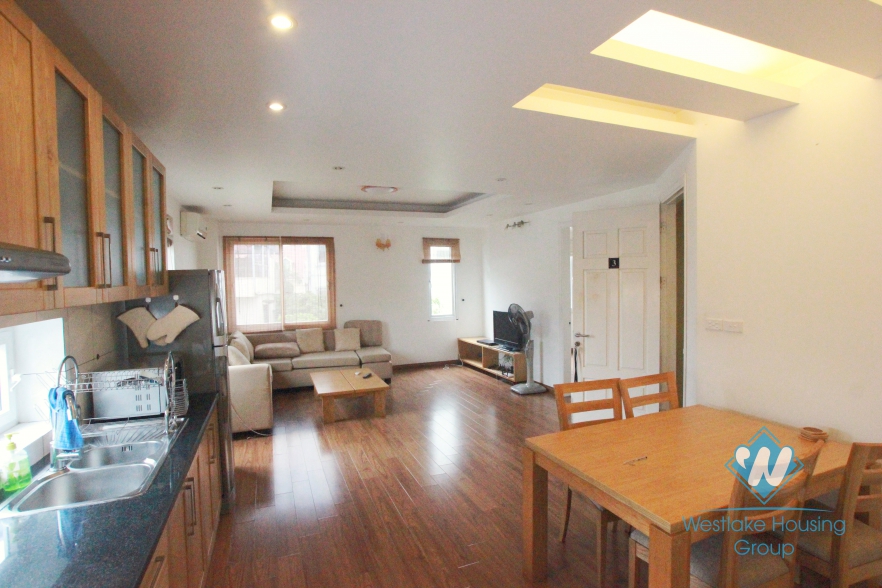 Quiet and spacious 02 bedrooms apartment for rent in Xuan Dieu, Tay Ho, Hanoi