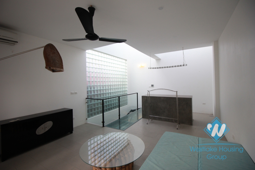 Modern and subtle designed house for rent in Tay Ho, Hanoi