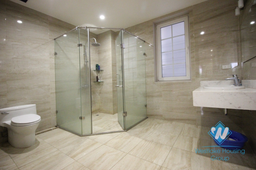 A beautiful villa for rent in Tay Ho good space and modern furnishing