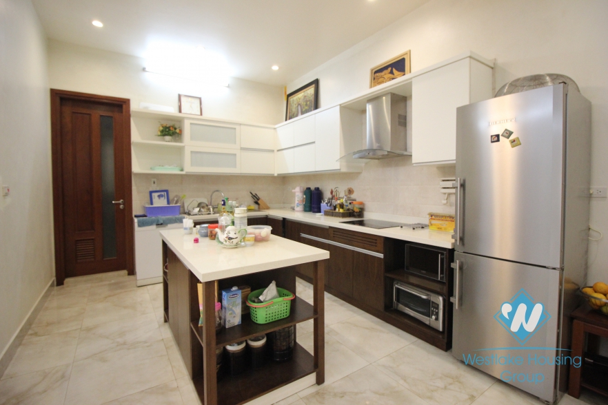A beautiful villa for rent in Tay Ho good space and modern furnishing