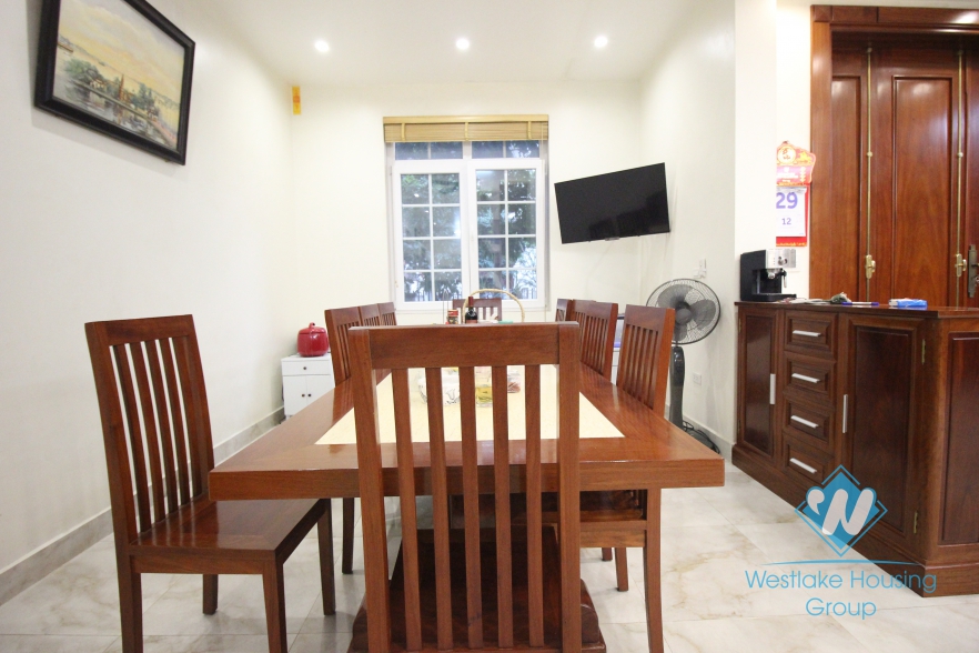 A beautiful villa for rent in Tay Ho good space and modern furnishing