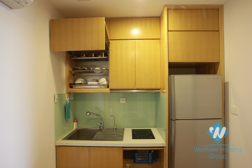 Nice apartment with large balcony and lake view for rent in Xuan Dieu Street, Tay Ho, Ha Noi