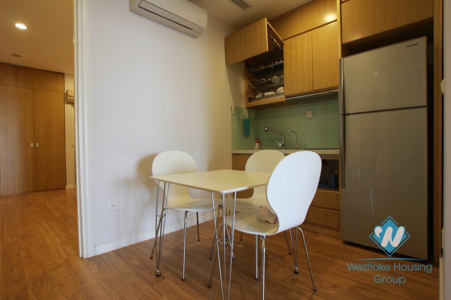 Nice apartment with large balcony and lake view for rent in Xuan Dieu Street, Tay Ho, Ha Noi