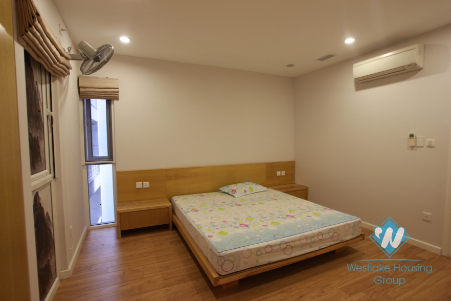 Nice apartment with large balcony and lake view for rent in Xuan Dieu Street, Tay Ho, Ha Noi