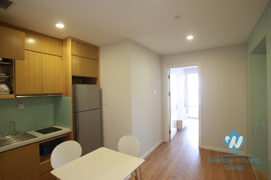 Nice apartment with large balcony and lake view for rent in Xuan Dieu Street, Tay Ho, Ha Noi