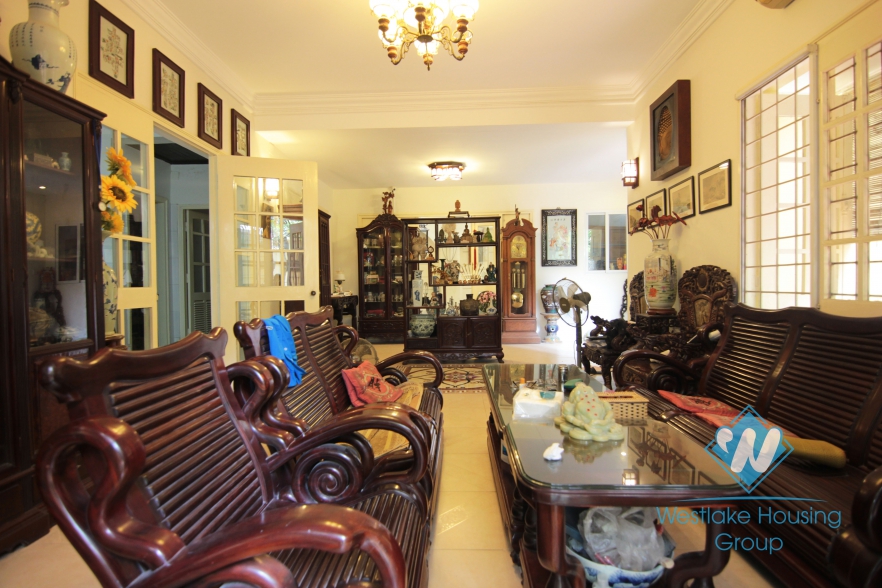 French villa for rent with lots of outside space in the heart of Tay Ho, Hanoi