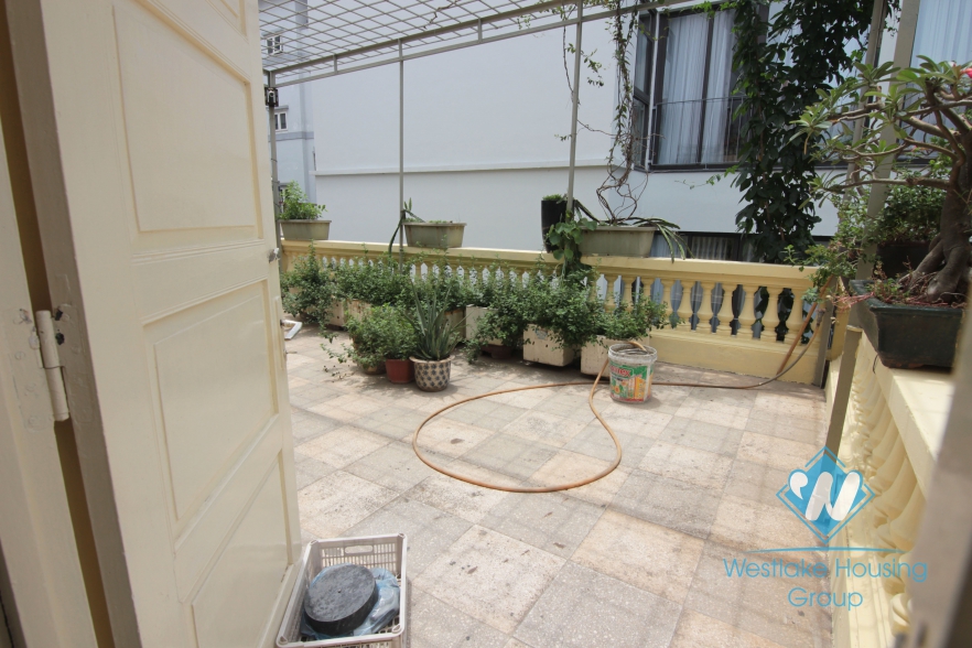 French villa for rent with lots of outside space in the heart of Tay Ho, Hanoi