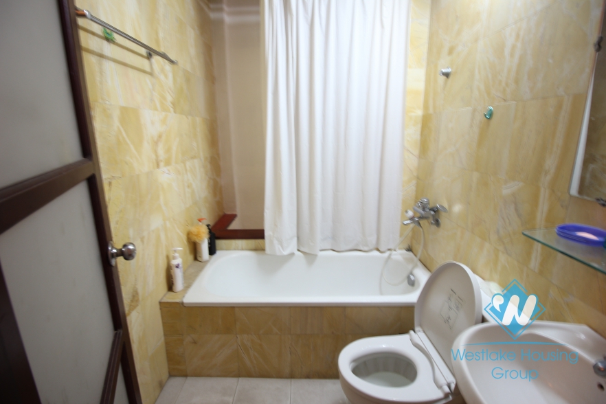 Nice house with 4 bedrooms and car parking space for rent in Ba Dinh