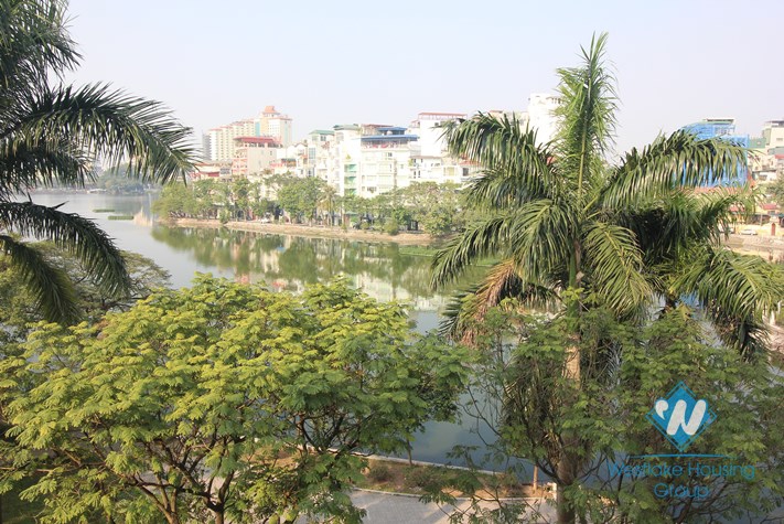 Six bedrooms house for rent in Truc Bach area, Ba Dinh district, Ha Noi