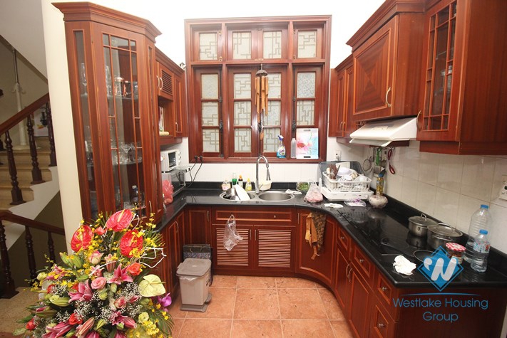 Six bedrooms house for rent in Truc Bach area, Ba Dinh district, Ha Noi