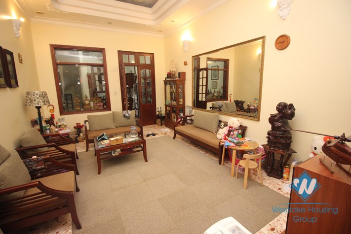 Six bedrooms house for rent in Truc Bach area, Ba Dinh district, Ha Noi