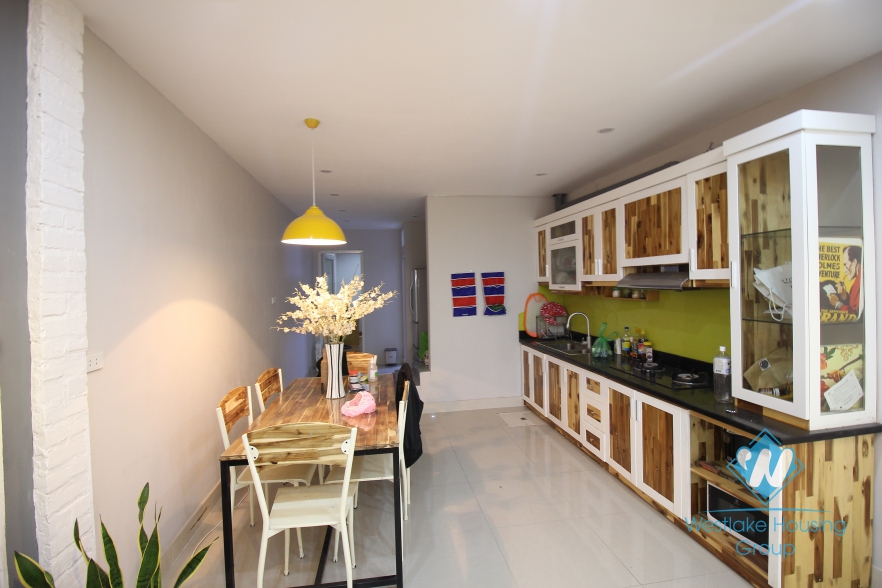 Brand new and modern house available for rent in Au Co Street, Tay Ho, Hanoi