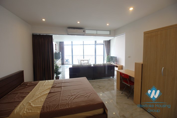 Gorgeous apartment with amazing lake view for rent in Truc Bach, Ba Dinh, Hanoi 