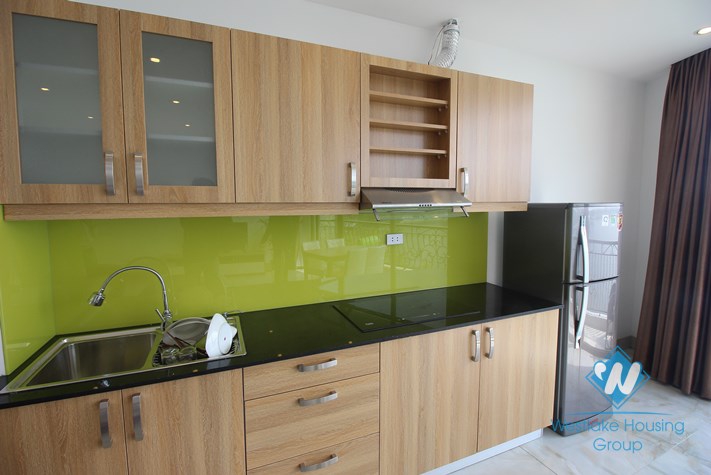 Gorgeous apartment with amazing lake view for rent in Truc Bach, Ba Dinh, Hanoi 