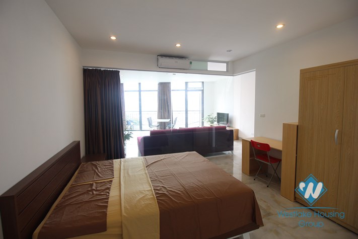 Gorgeous apartment with amazing lake view for rent in Truc Bach, Ba Dinh, Hanoi 