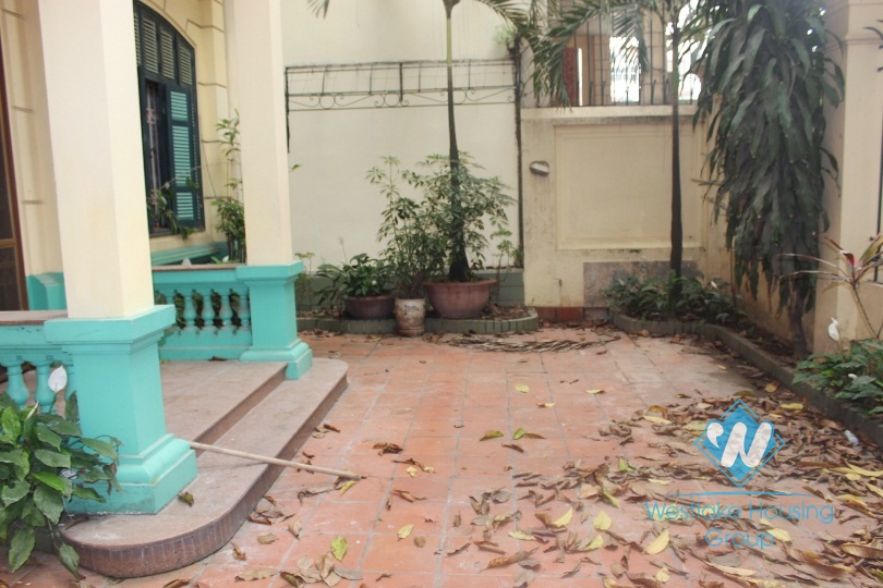 Nicely spacious house for rent in Ton Duc Thang st, Dong Da district, Hanoi