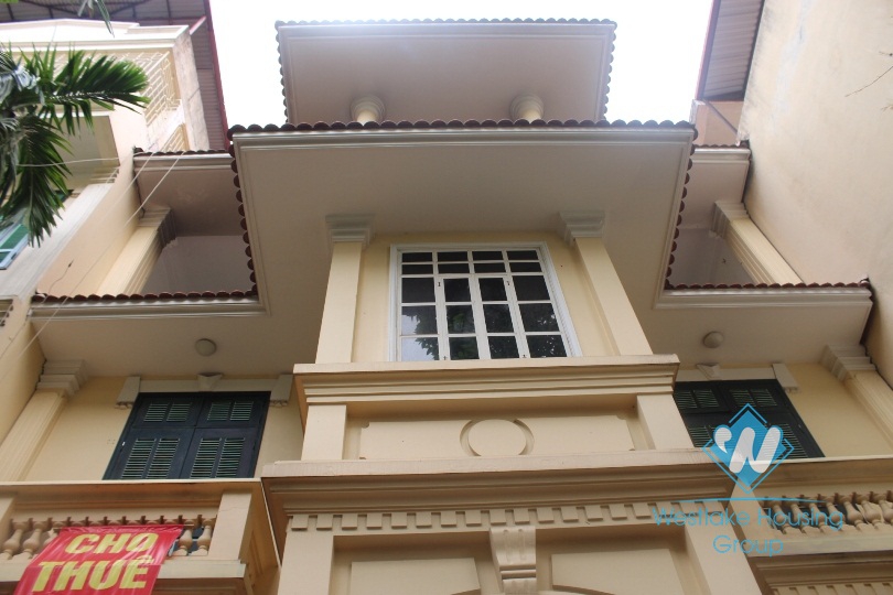Nicely spacious house for rent in Ton Duc Thang st, Dong Da district, Hanoi