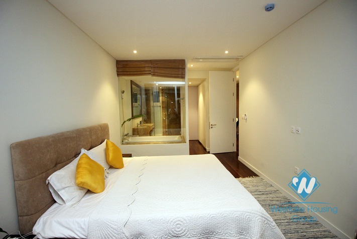 Lakeside executive apartment with large terrace for rent in Tay Ho, Hanoi