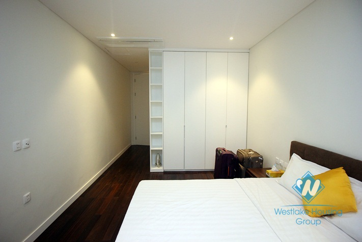 Lakeside executive apartment with large terrace for rent in Tay Ho, Hanoi