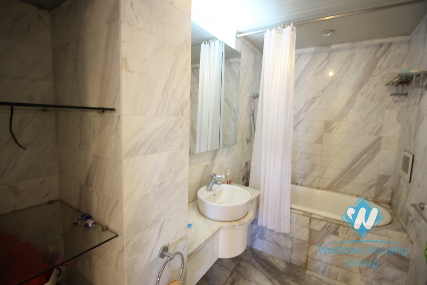 Beautiful three bedrooms apartment for rent in Golden Westlake, Tay Ho, Hanoi.