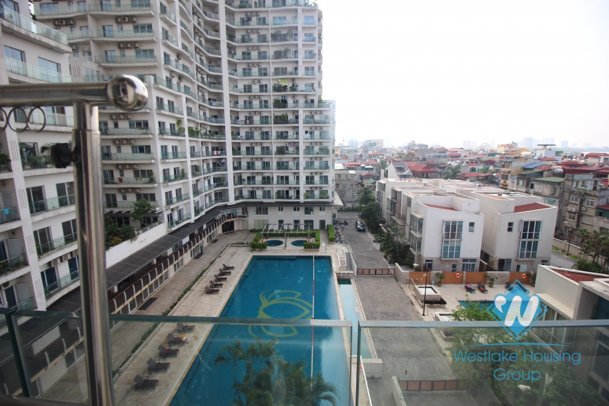 Beautiful three bedrooms apartment for rent in Golden Westlake, Tay Ho, Hanoi.