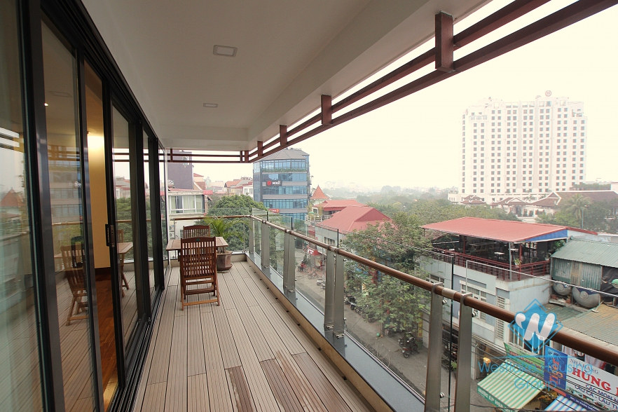 Luxury and Modern apartment  for rent in Xuan Dieu st, Tay Ho, Ha Noi