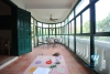 Charming villa for rent on the lakeside with lovely garden in Tay Ho, Hanoi