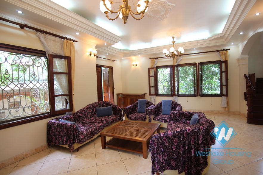 Beautiful villa for rent in Westlake area, Hanoi