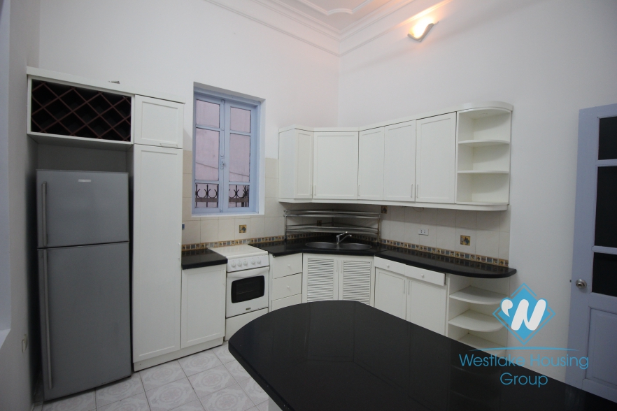 Charming house with nice yard for rent in Tay Ho area.