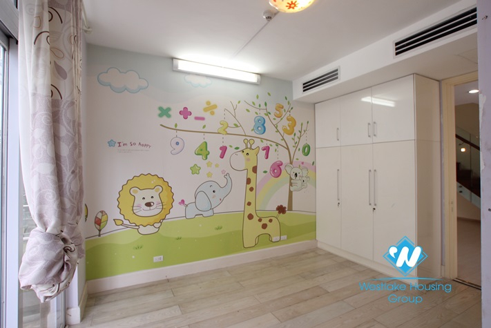 Modern 5 bedroom house for rent in Golden Westlake, Ha Noi