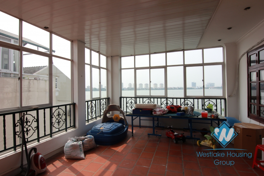Beautiful garden house for rent on the lakeshore Tay Ho, Hanoi