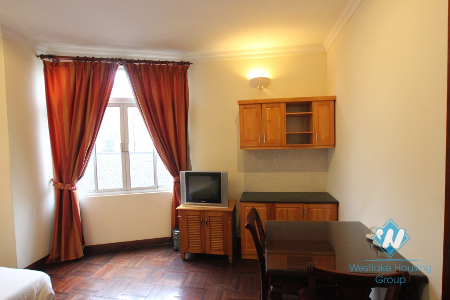 Studio apartment for rent in Au Co Street, Tay Ho, Ha Noi