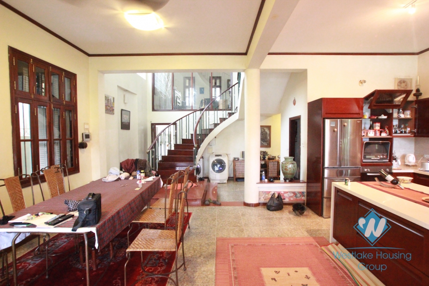 Beautiful house with big garden and lake view for lease in  Tay Ho District