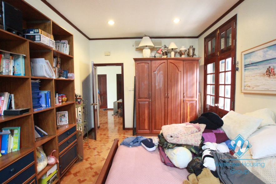 Beautiful house with big garden and lake view for lease in  Tay Ho District