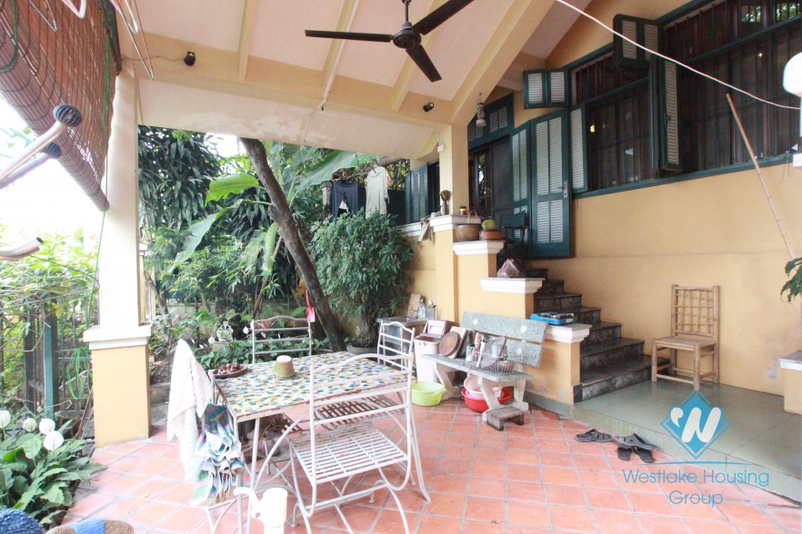 Beautiful house with big garden and lake view for lease in  Tay Ho District