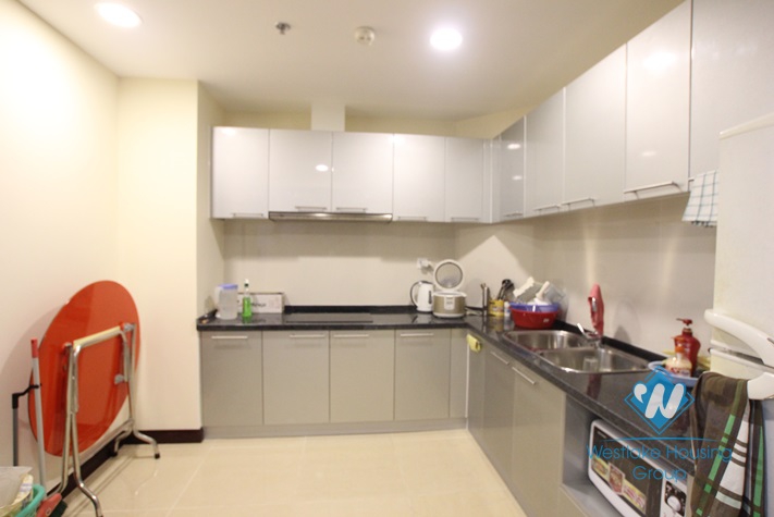 Apartment with wooden furniture for lease in Royal City, Thanh Xuan district, Hanoi