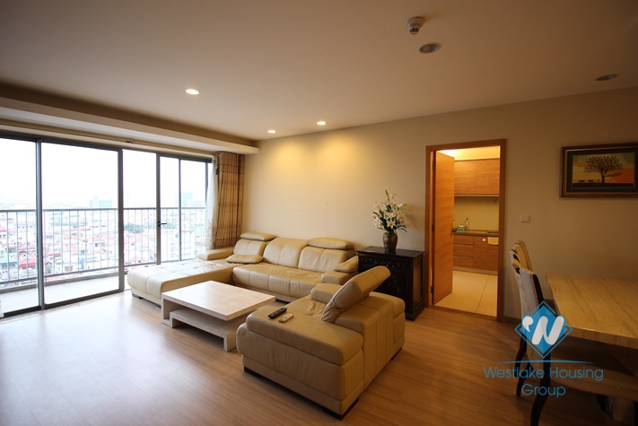 A beautiful apartment with 3 bedrooms for rent in the Sky City, Dong Da, Ha Noi