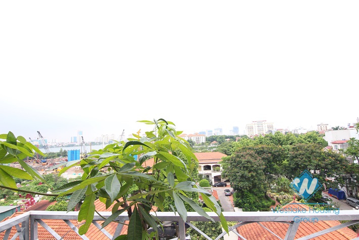 Two bedroom apartment for rent in Dang Thai Mai street, Tay Ho district, Hanoi.
