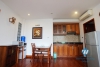 Bright apartment available for rent in Truc Bach area, Ba Dinh, Hanoi, fully furnished.