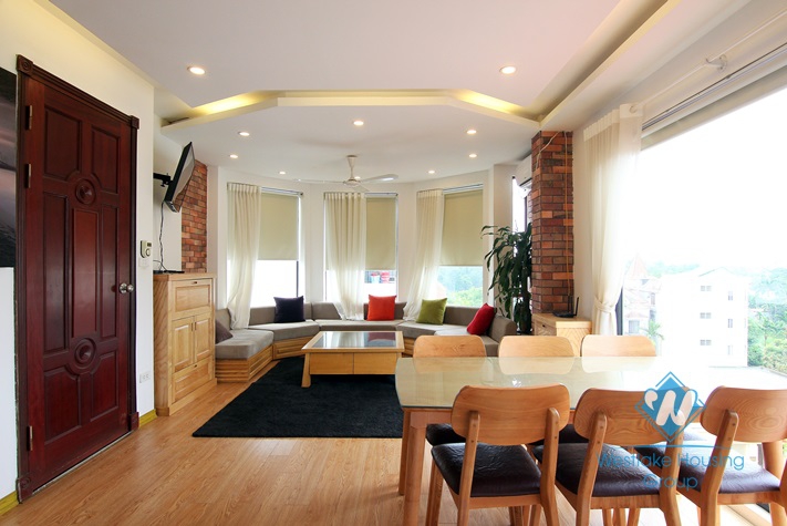 Two bedroom apartment for rent in Dang Thai Mai street, Tay Ho district, Hanoi.