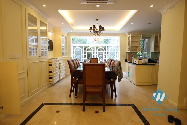 Beautiful And Nice 04 Bedrooms House For Rent in Tay Ho Area.